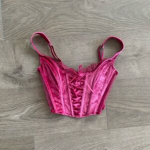 victoria secret corset top xs